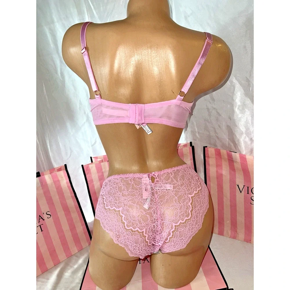 Victoria's Secret Bra Dream Angels 36DD Large Tanga Panty Last Set - Picture 6 of 6